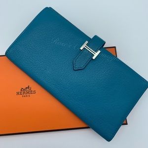 Authentic Hermès Bearn Wallet